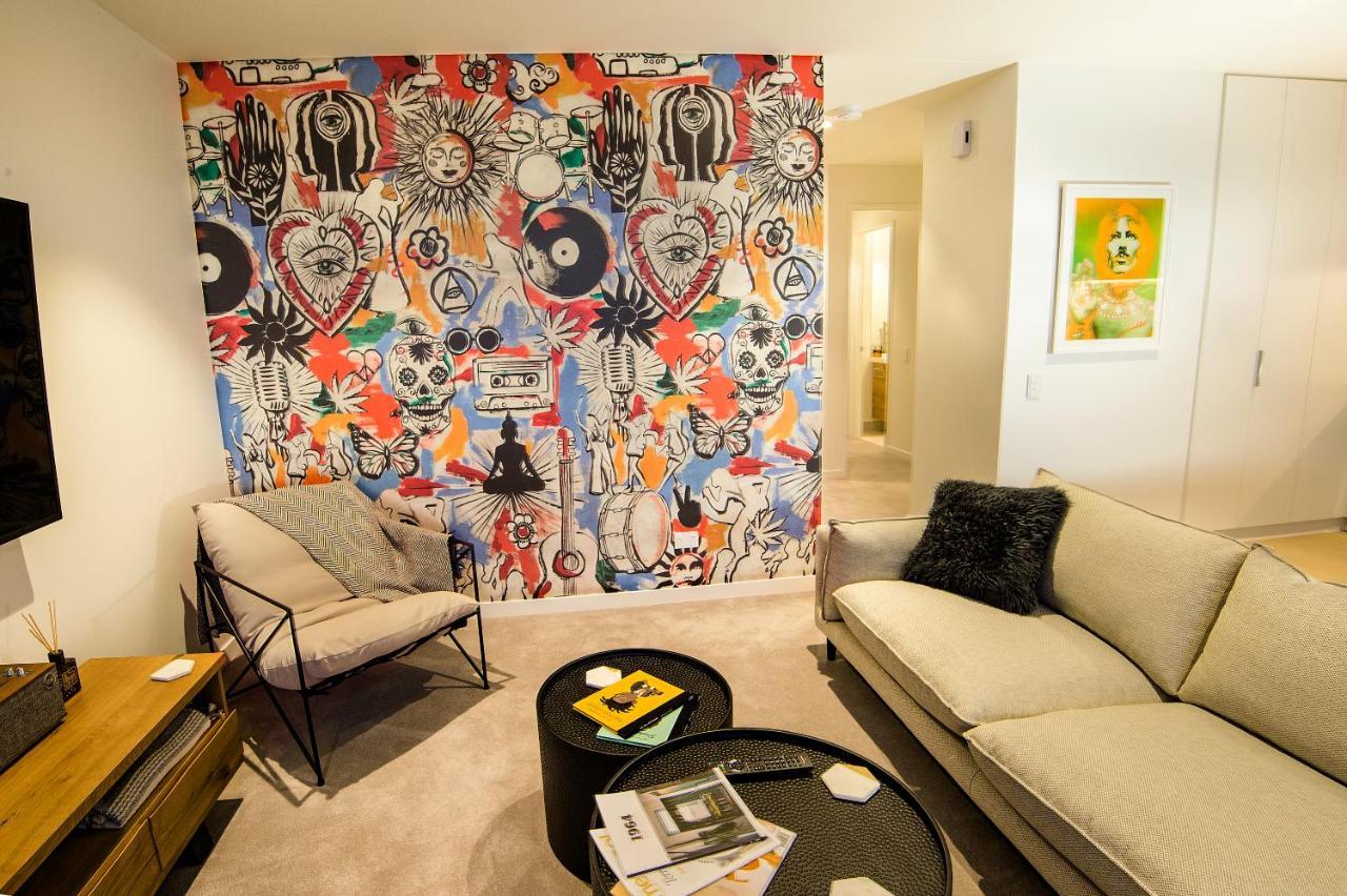 Funk In The City - Luxury Laneway Apartment With Single Garage Christchurch Bagian luar foto