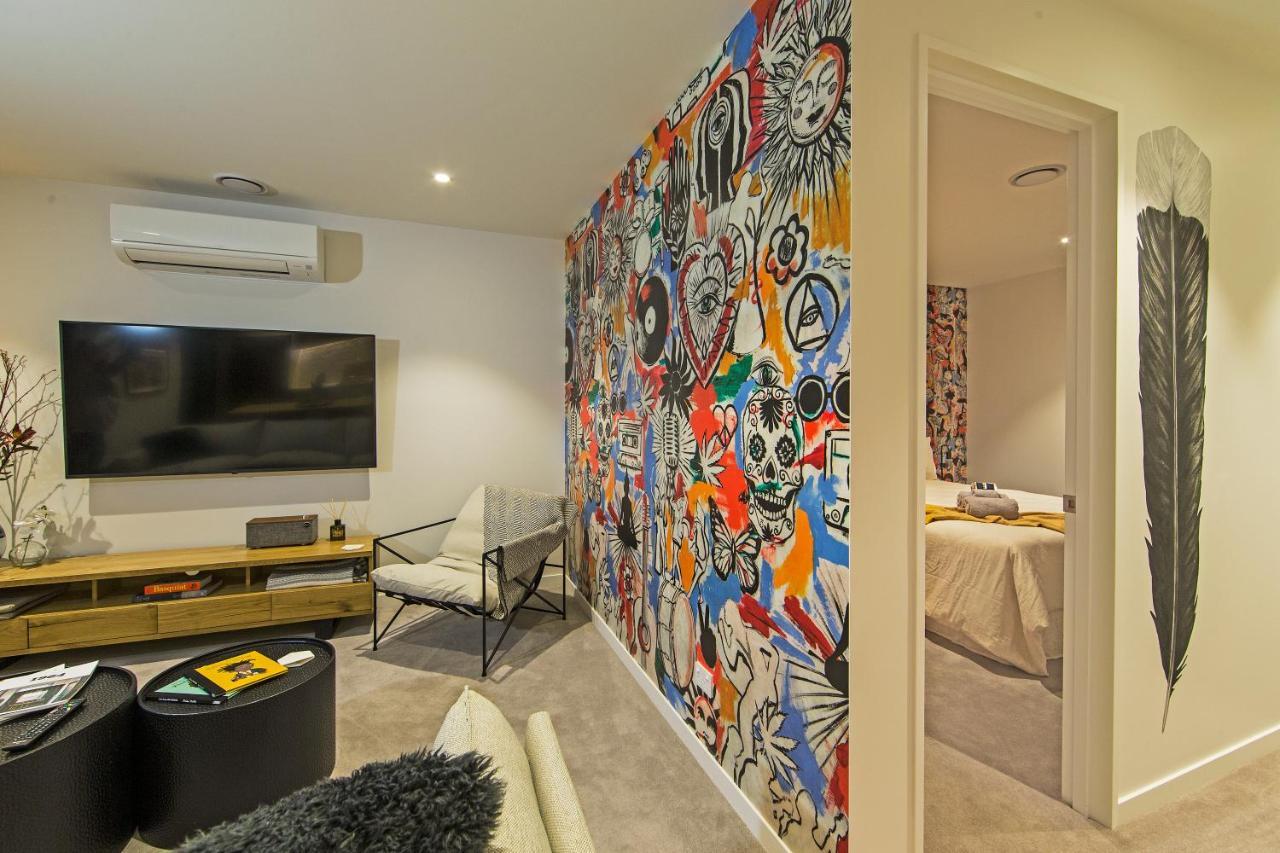 Funk In The City - Luxury Laneway Apartment With Single Garage Christchurch Bagian luar foto