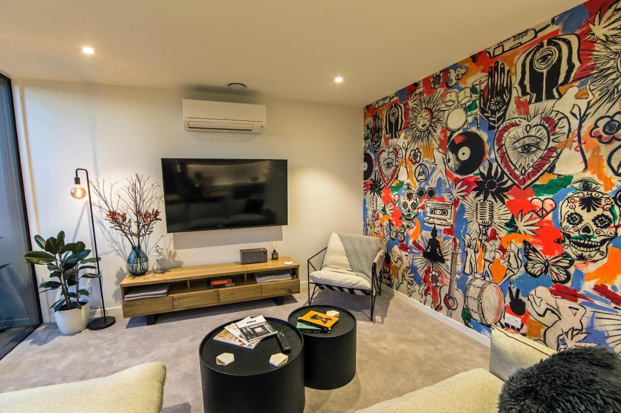 Funk In The City - Luxury Laneway Apartment With Single Garage Christchurch Bagian luar foto